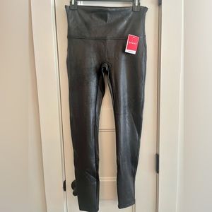 Spanx Faux Leather Leggings- #1 Best Seller- NWT